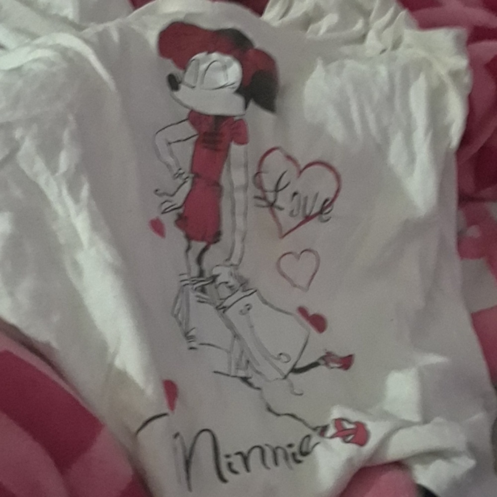 A minnie mouse shirt